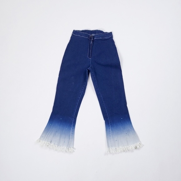 Free With Purchase - Vintage Ombre Capris Flares Ultra High Waisted - Picture 1 of 6